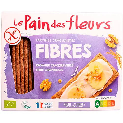 Le pain des fleurs Fiberknäckebröd Ekologisk | 150 g
