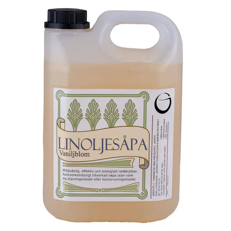Linoljesåpa Vaniljblom, 2,5l