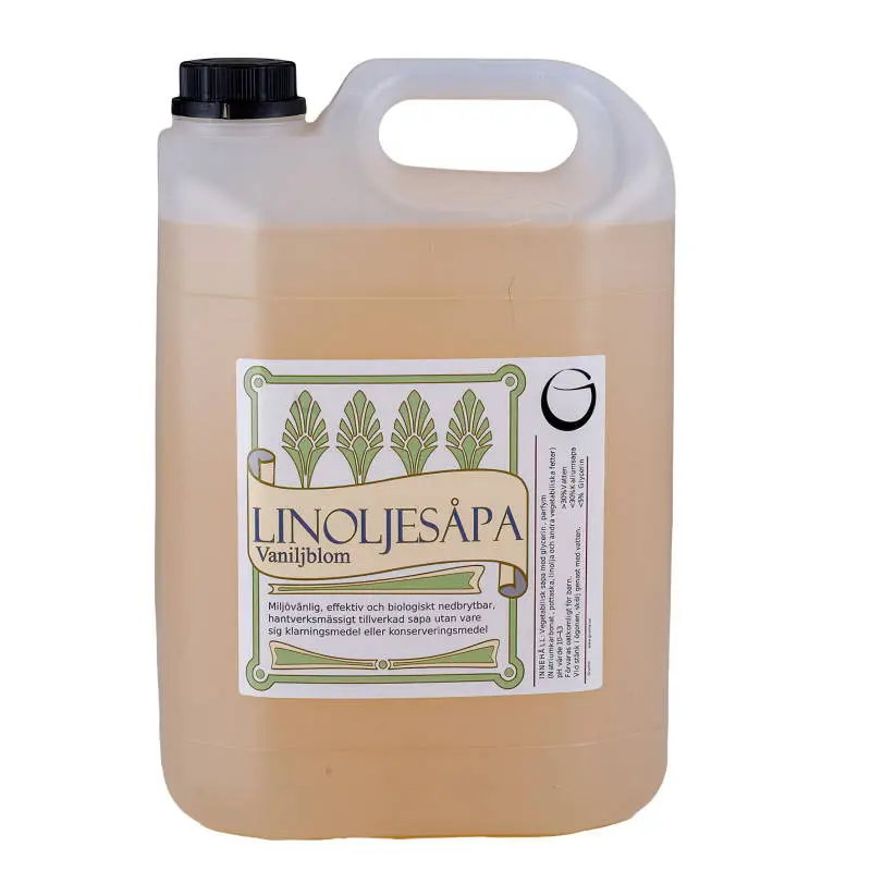 Linoljesåpa Vaniljblom, 5l
