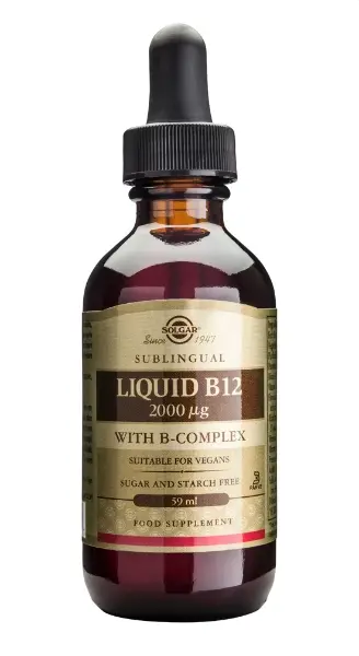 Liquid B12 2000 µg with B-Complex, 59 ml