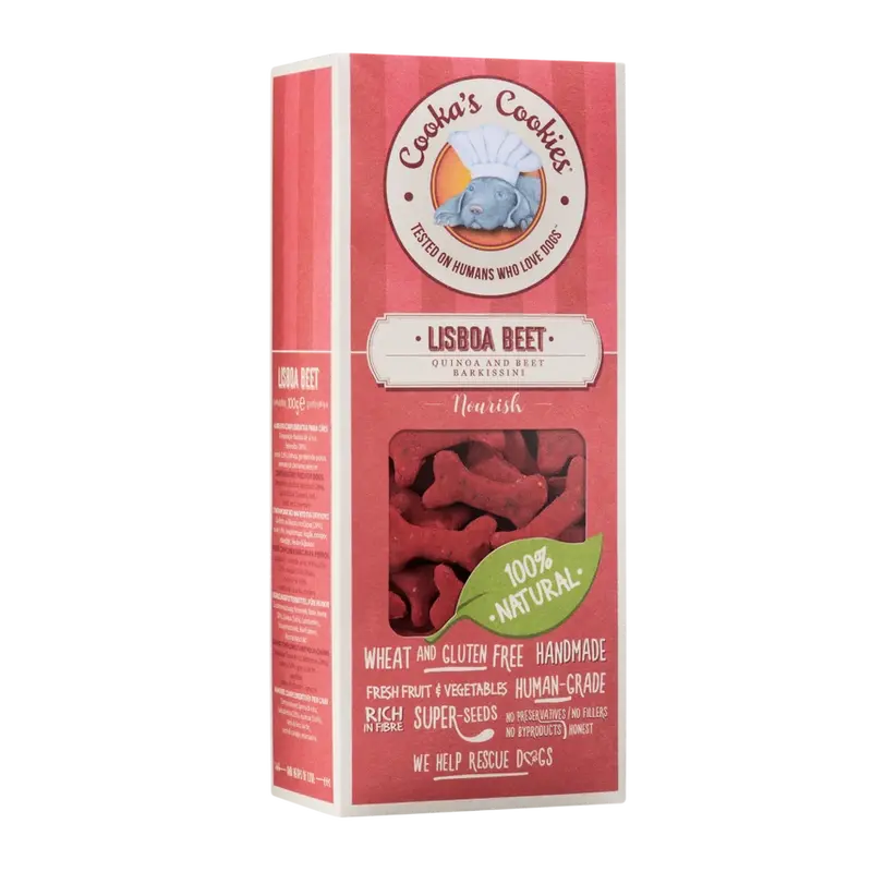 Lisboa Beet - Naturliga Hundgodisar med Superfoods 100 g