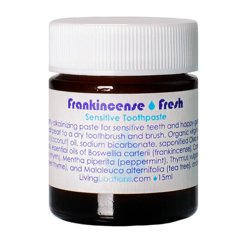 Living Libations Frankinsence Toothpaste 15 ml