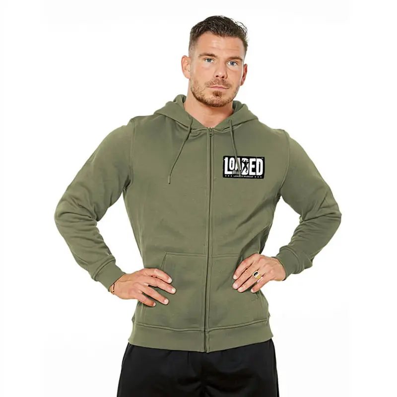 Loaded Barcode ZIP Hoodie