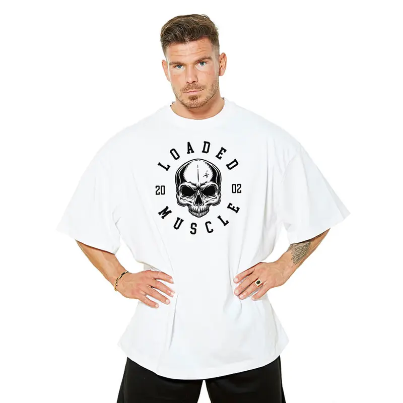 Loaded Skull OVERSIZE Tee - White