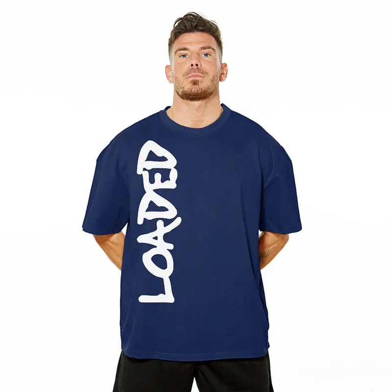 Loaded XL Logo OVERSIZE Tee - Navy
