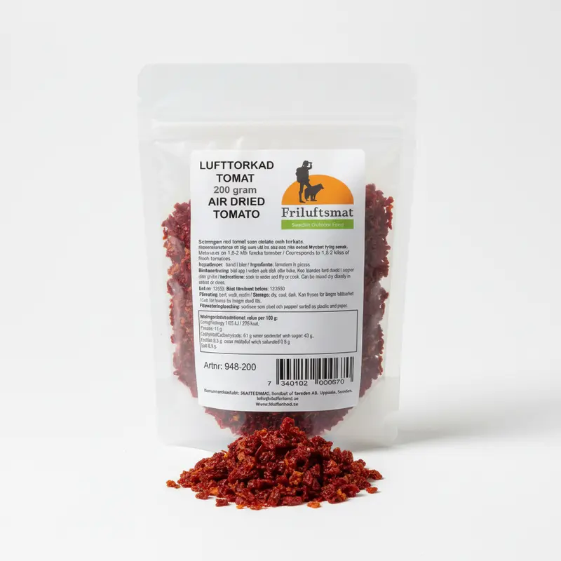 Lufttorkad Tomat 200 gram