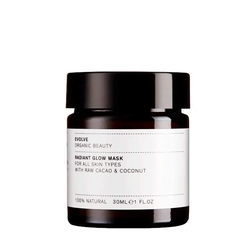 Lystergivande ansiktsmask Radiant glow,  (matkakoko), 30 ml