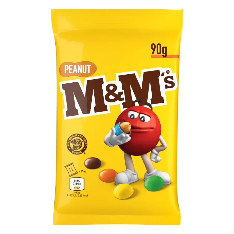 M&M´s Peanut 20 X 90 G