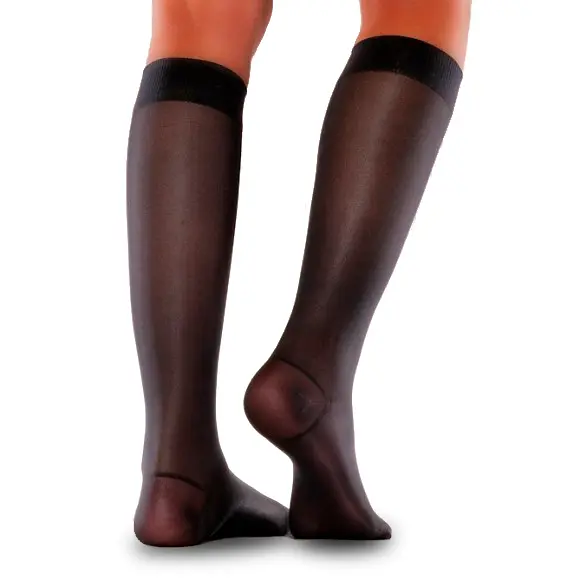 Mabs Nylon Knästrumpa Svart | XL