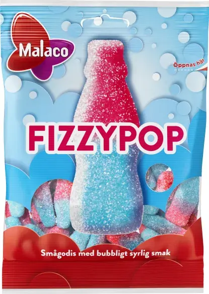 Malaco Fizzypop 28x85g