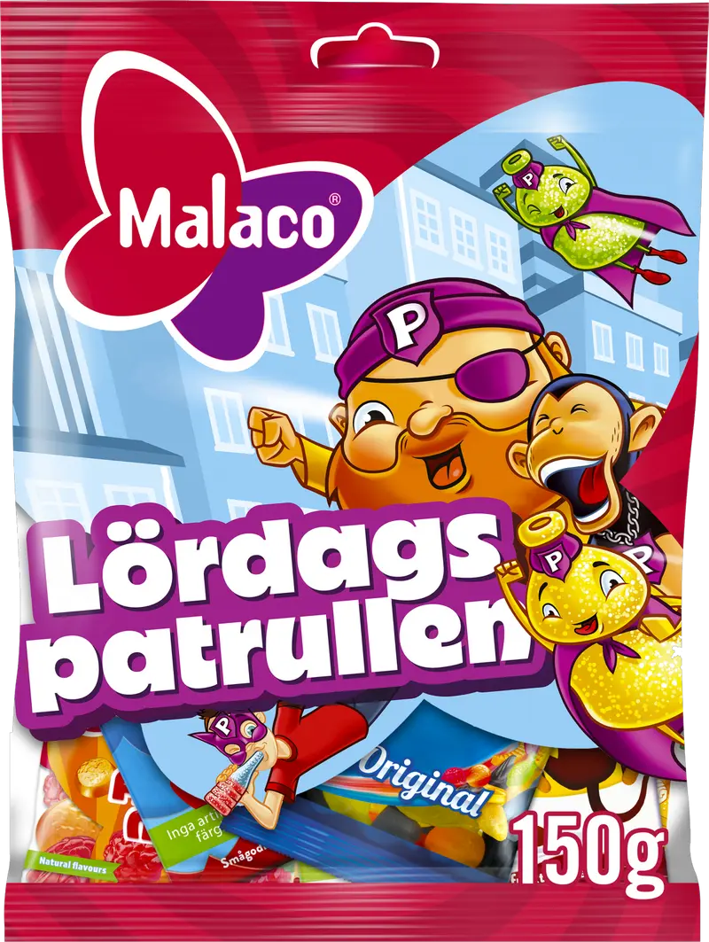 Malaco Lördagspatrullen 16x150g