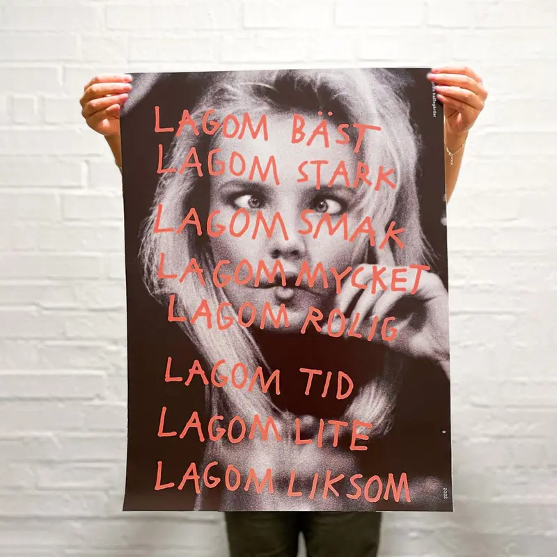 Malin Of Hökarängen "LAGOM" print