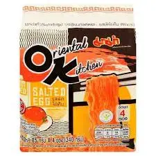 Mama OK Saltad Ägg Nudlar 340g (4-pack)