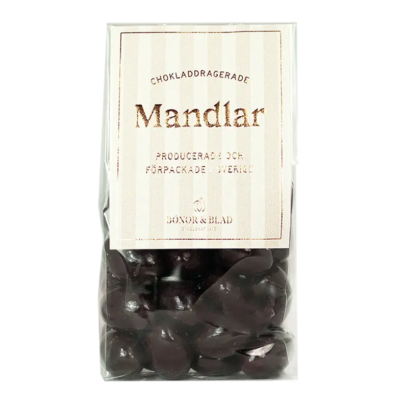 MANDLAR – HAVSSALTSMANDEL I MÖRK CHOKLAD