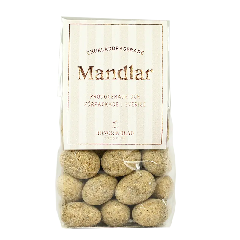 MANDLAR – KARDEMUMMAMANDEL I VIT CHOKLAD