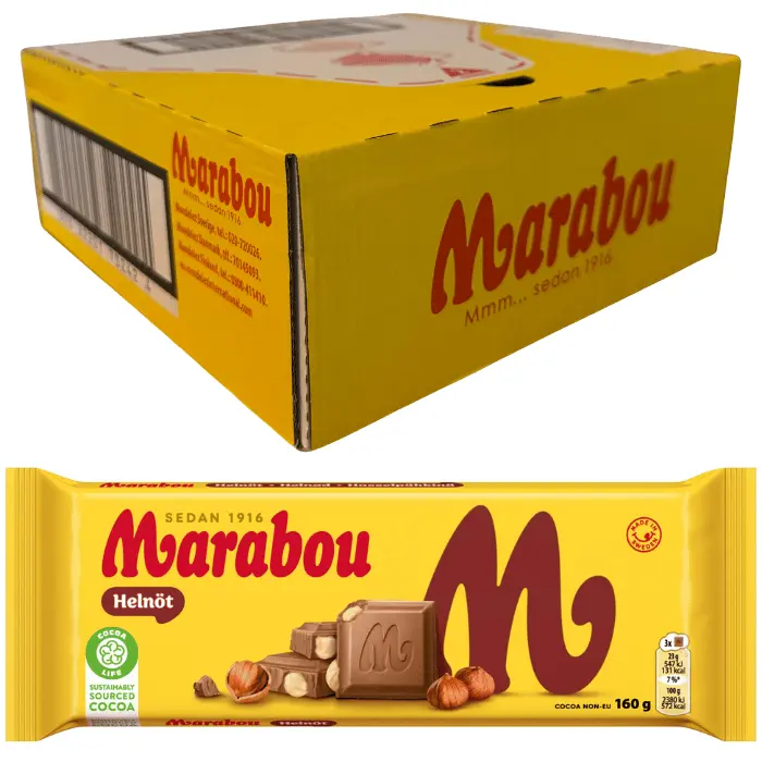 Marabou Helnöt 13 X 160 G