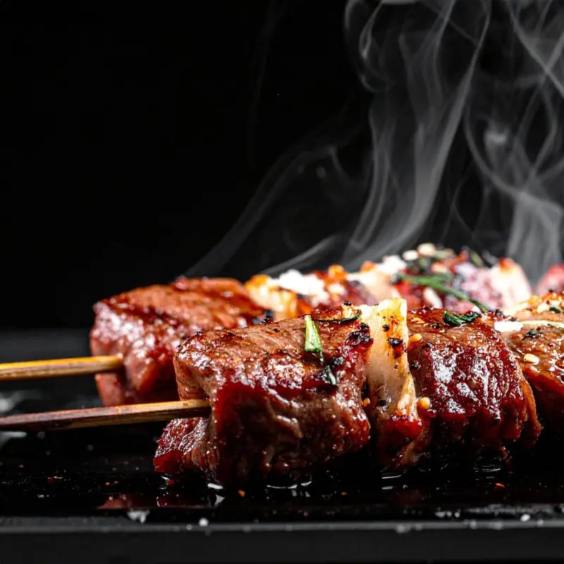 Marmorerade grillbitar av Black Angus Prime