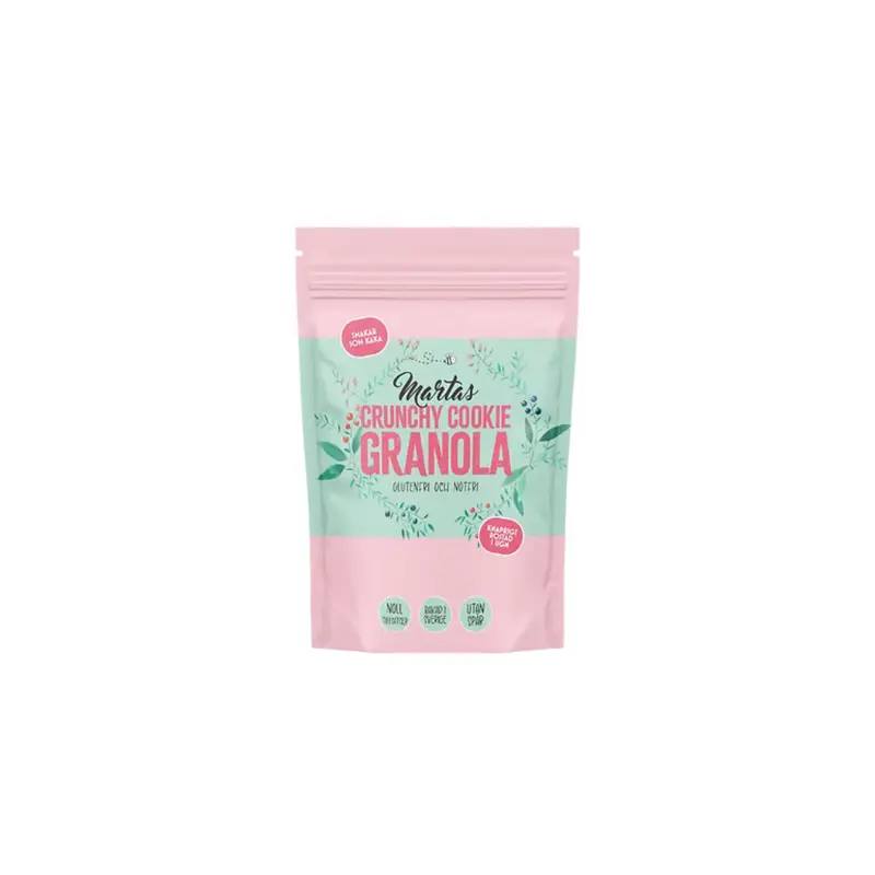 Martas Crunchy Cookie Granola Glutenfri 375g
