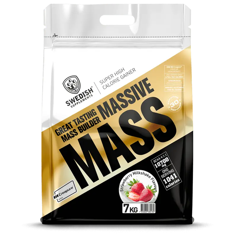 Massive Mass Strawberry Milkshake - 7000g.