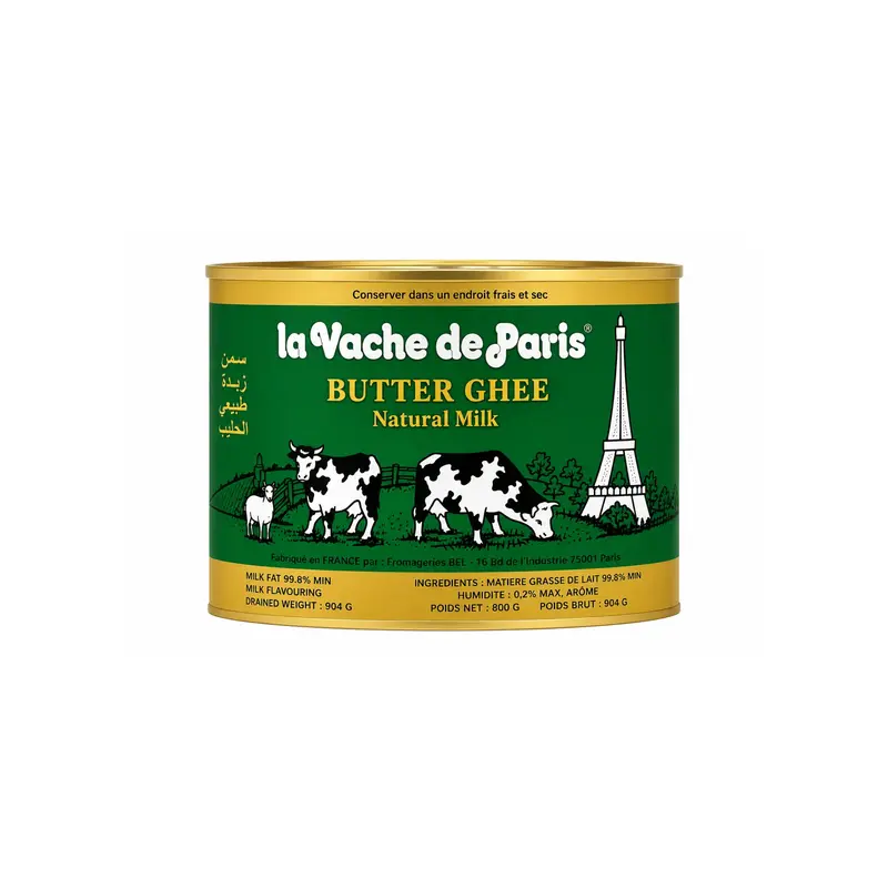 Mat fett La Vache De Paris Smör 400g – Högkvalitativt Fransk Smör för Äkta Njutning!