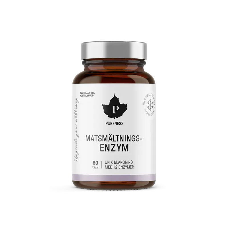 Matsmältningsenzym -  60 kapslar