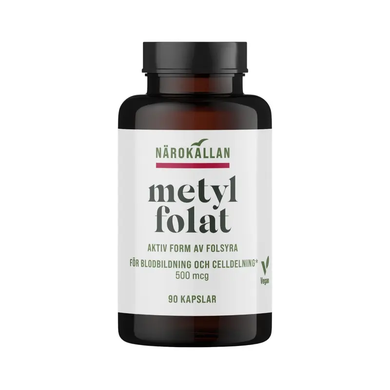 Metylfolat, 90 kapslar