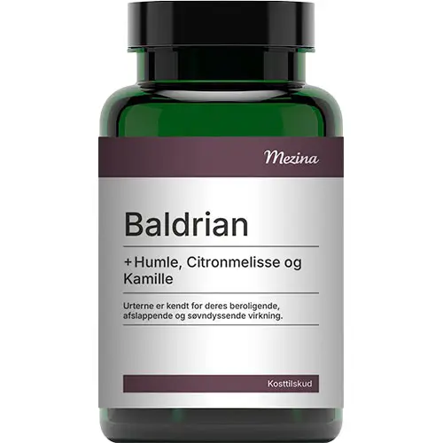 Mezina Baldrian + Humle, Citronmeliss Och Kamomill | 120 kapslar