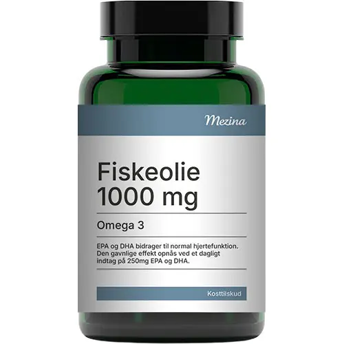 Mezina Fiskolja Omega-3 - 1000 Mg | 120 kapslar