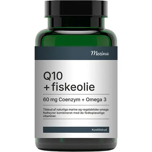 Mezina Q10 + Fiskolja | 60 kapslar