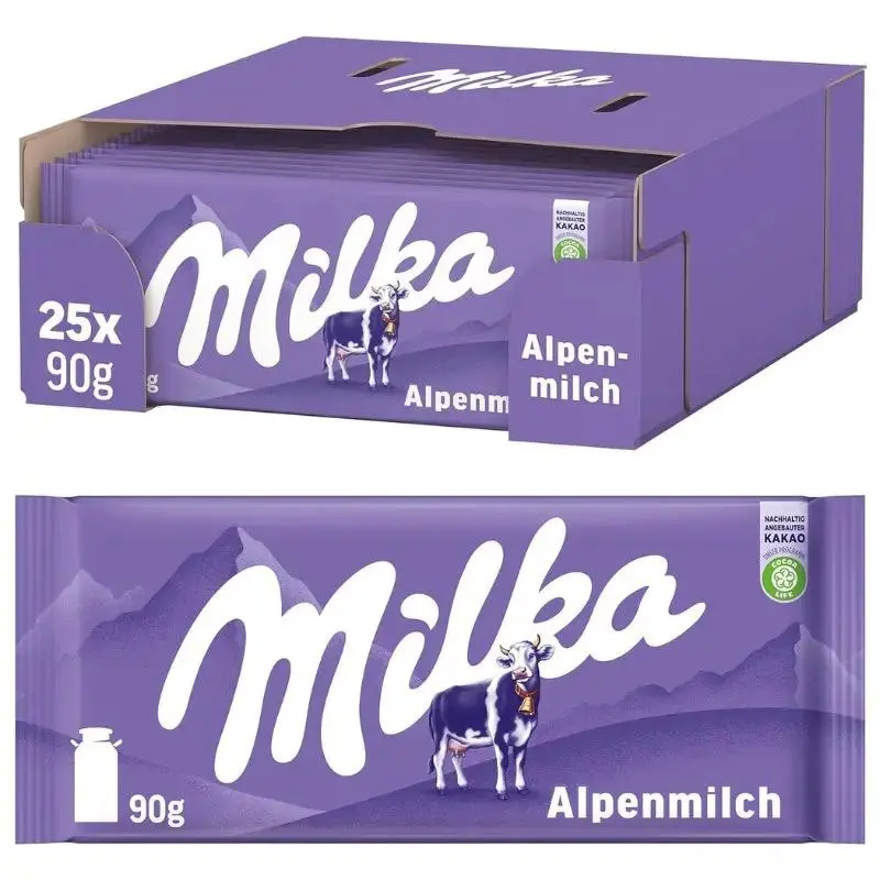 Milka Alpine Milk 25 x 90g