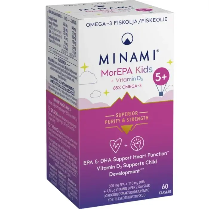 Minami MorEPA Kids Omega-3 85% 60 kap