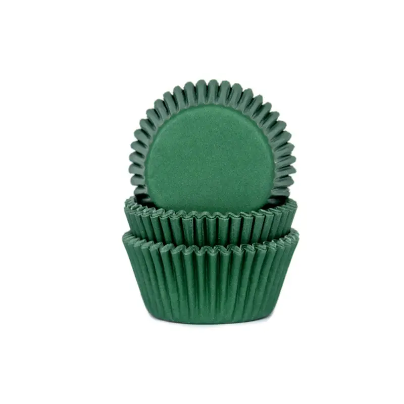 Minimuffinsform Mörkgrön