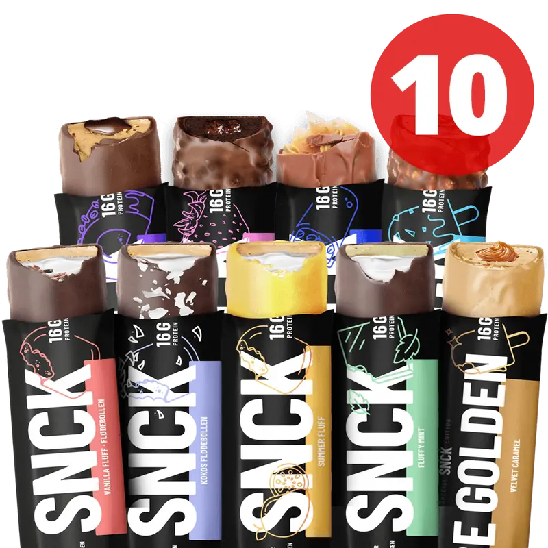 Mixed SNCK Protein Bar - 10x55g.