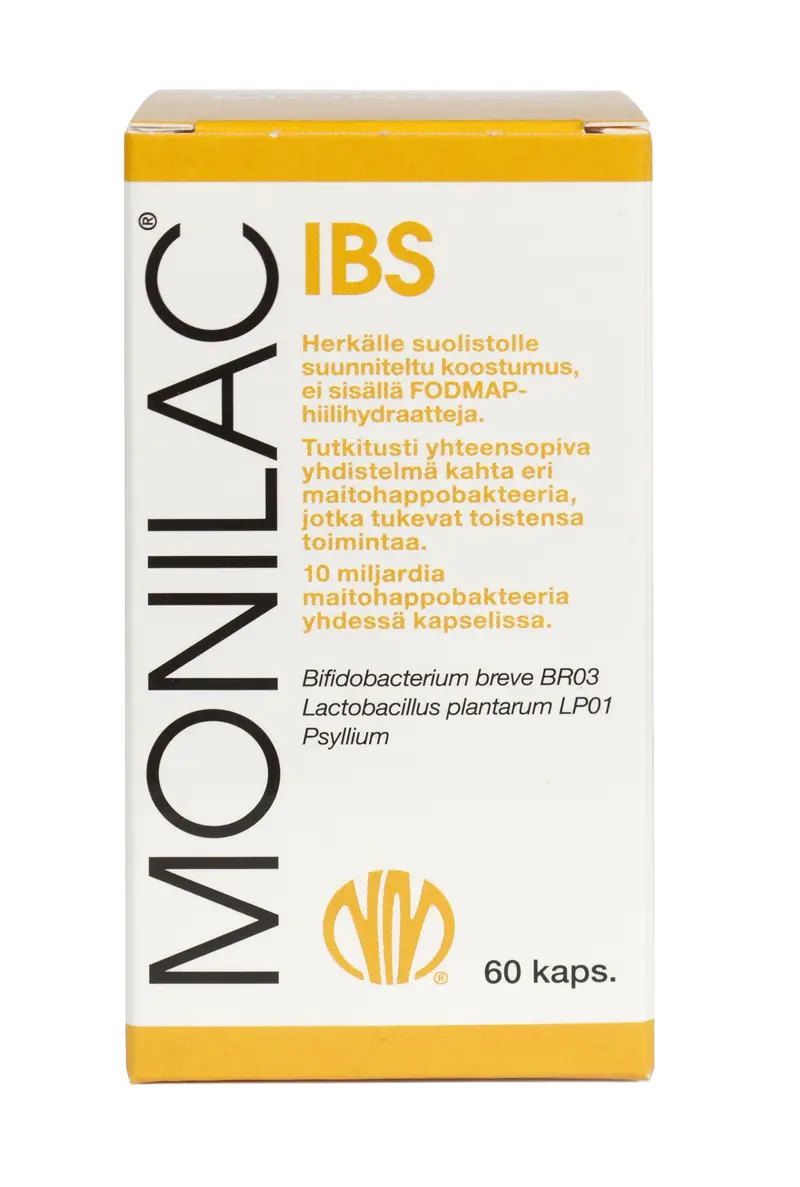 Mjölksyrabakterier för tarmen – Monilac® Hellä, 60 g