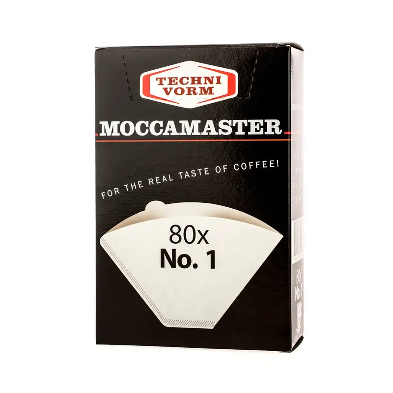 Moccamaster Pappersfilter No.1 – 80 st