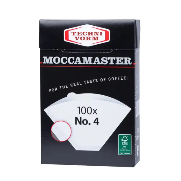 Moccamaster Pappersfilter No.4 – 100 st
