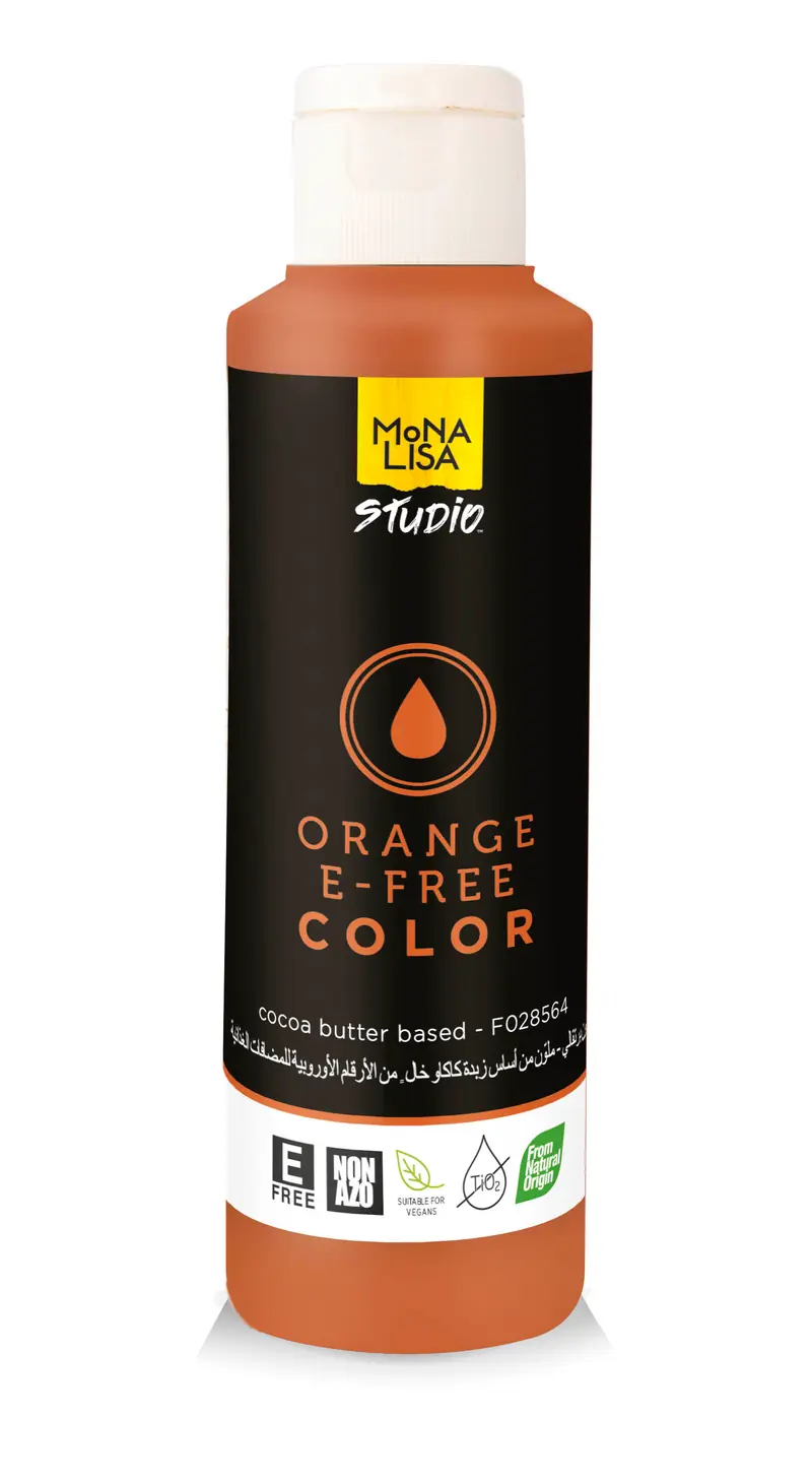 Mona Lisa färgat kakaosmör orange (E-fritt) 245g
