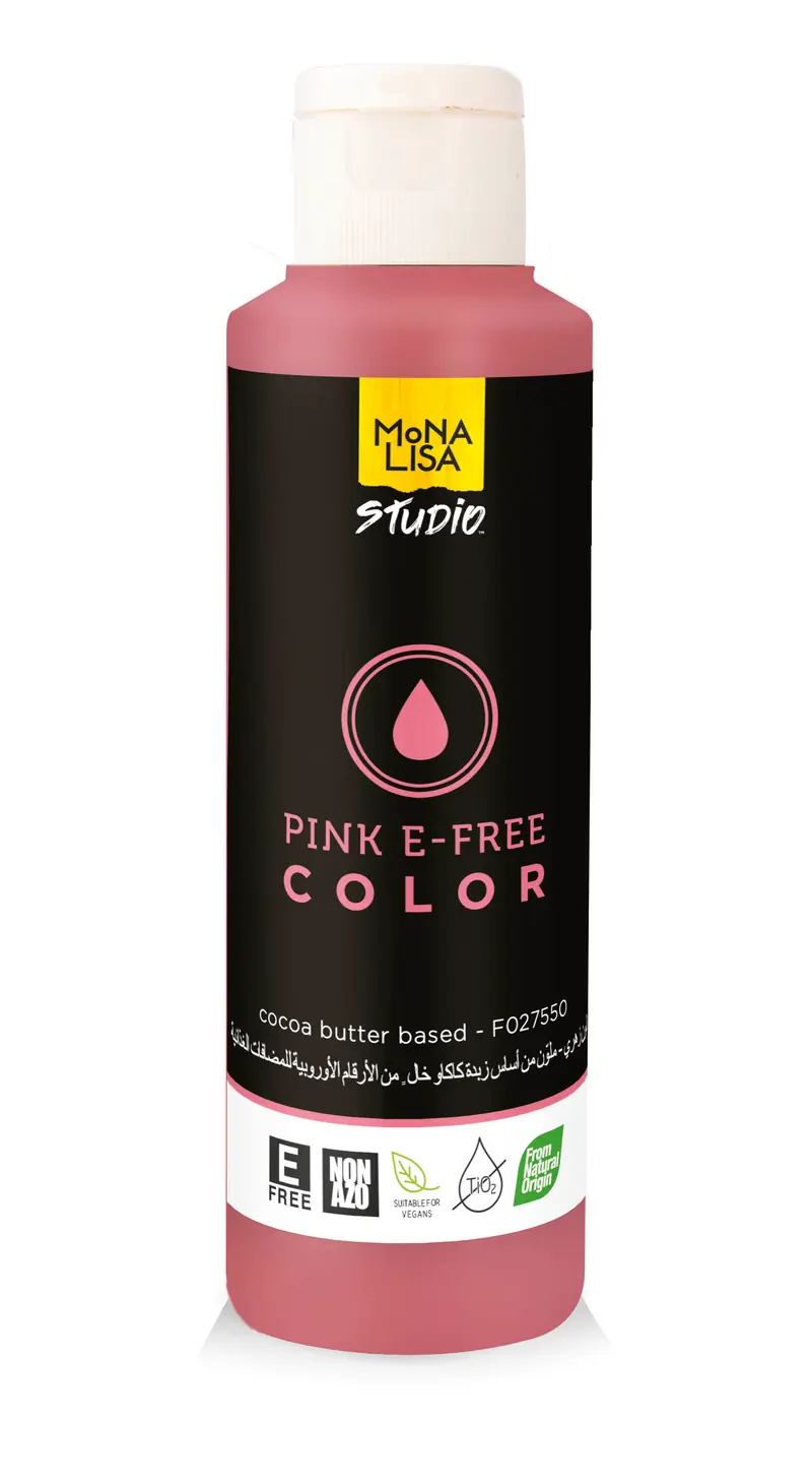 Mona Lisa färgat kakaosmör rosa (E-fritt) 245g