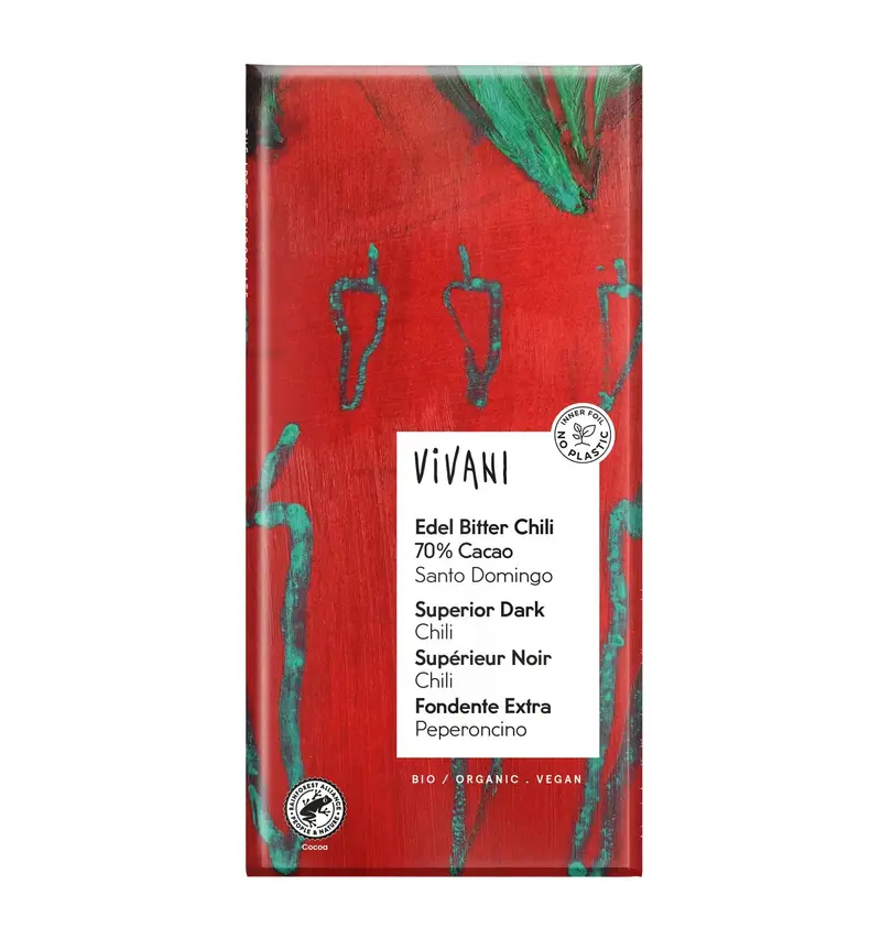 Mörk Choklad, chili, 100 g
