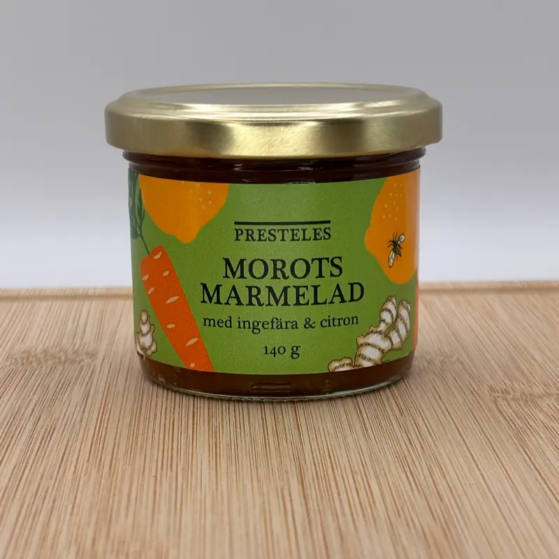Morotsmarmelad med ingefära och citron