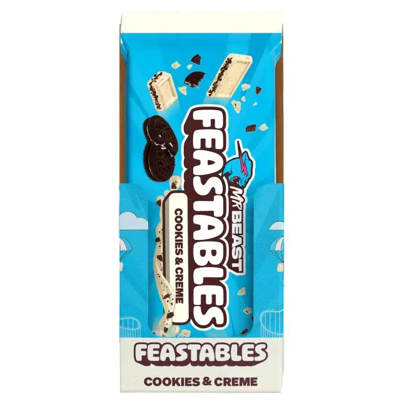 MrBeast Feastables Cookies & Creme 10st x 60g