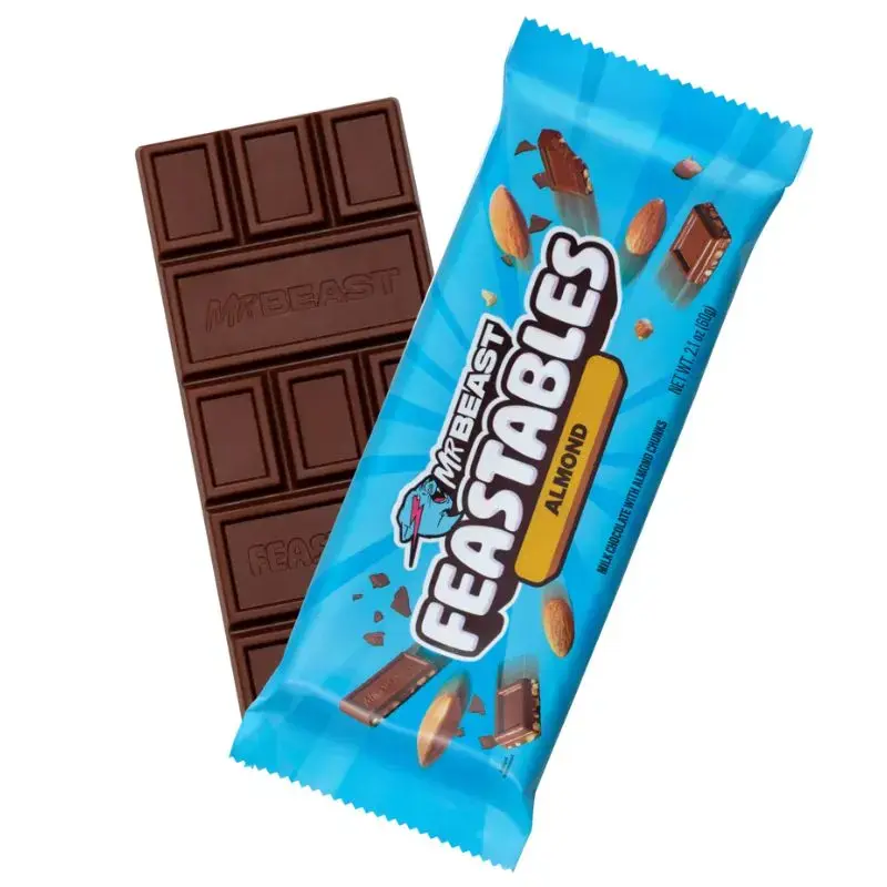 MrBeast Feastables milk chocolate Almond 60g