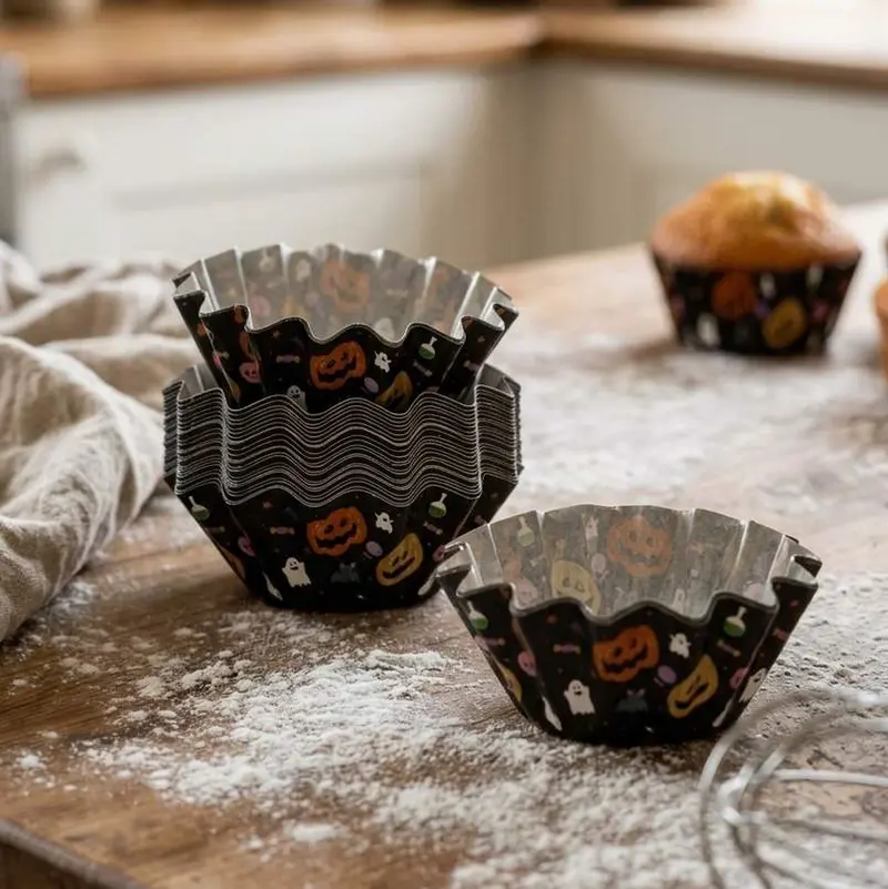 Muffinsform bloom Halloween