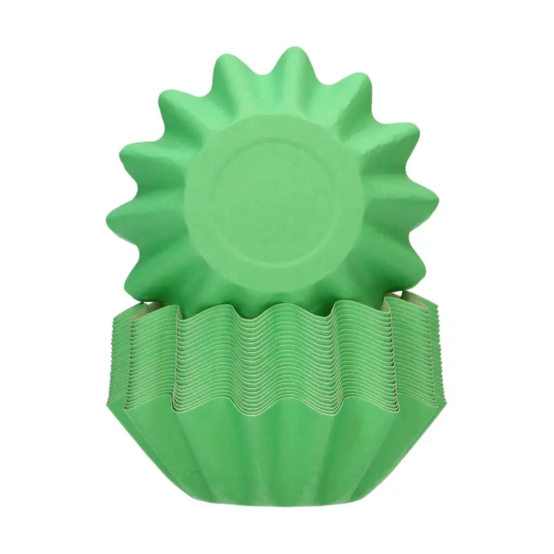 Muffinsform bloom Pastellgrön ljusgrön non-stick