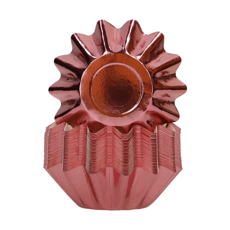Muffinsform bloom Roséguld metallic non-stick