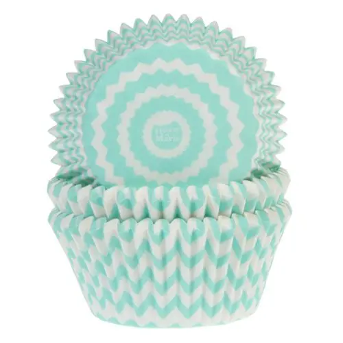Muffinsform Chevron Mint