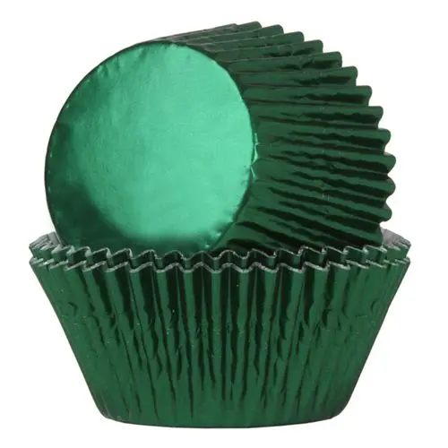 Muffinsform Grön metallic
