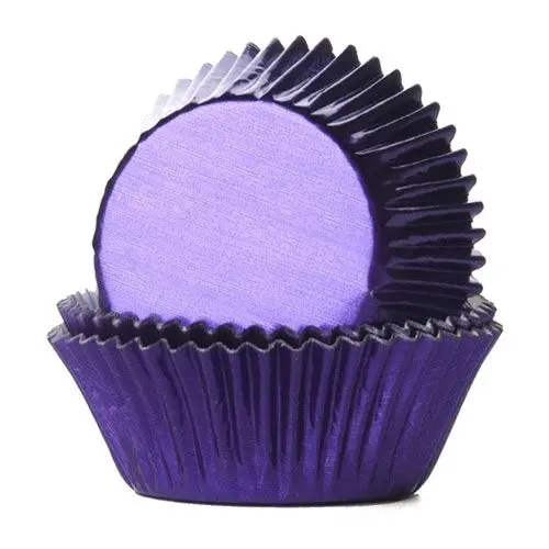 Muffinsform Lila metallic
