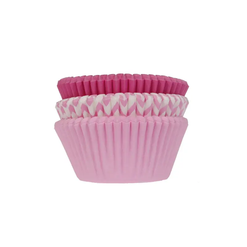 Muffinsform Rosa 3-pack