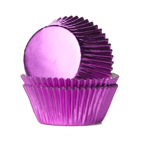 Muffinsform Rosa metallic